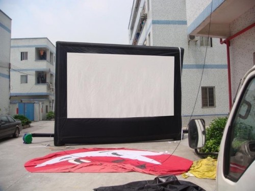 inflatable moving screen