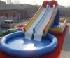 IS-70 giant water slide with pool