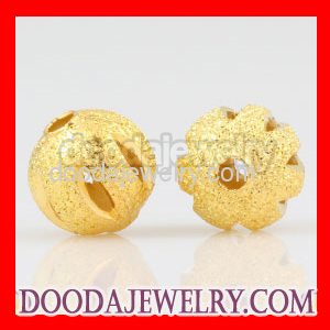 8mm Gold Plated Copper Shamballa Beads Wholesale