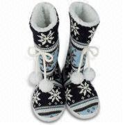 Fashion girl Boots with Lamb Fleece Lining,lady boots