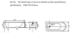 Russia standard bathtubs