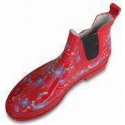 Women's Rain Boots, Customized Designs are Accepted, Available in Various Colors