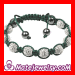 Fashion pave crystal disco beaded bracelets
