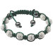 Fashion pave crystal disco beaded bracelets
