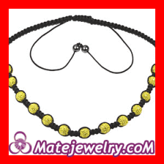 Cheap jay z shamballa bead necklace with magnetite YH2025 | Matejewelry online store