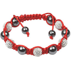 Fake Tresor paris bijou crystal pave beaded bracelet wholesale