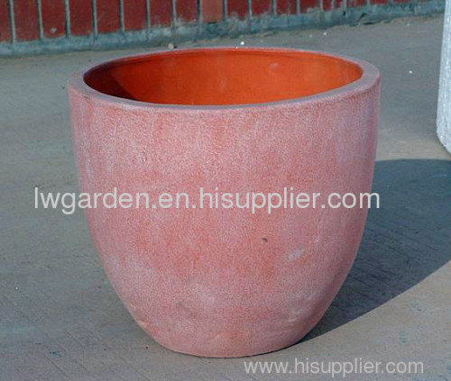 Terra cotta flower pots