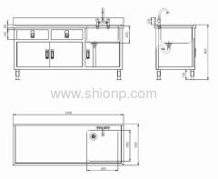 stainless steel single bowl kitchen sink