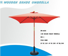 wooden patio umbrella