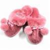 Women's Indoor Slippers with Knitted Fabric Upper, Soft and Comfortable to Wear