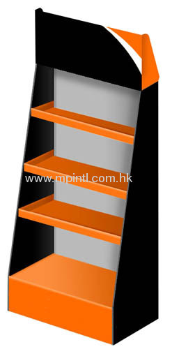 We can supply all kinds of paper display stand & display shelf