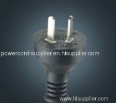 Argentine power cord plug 2-pin N/R plug