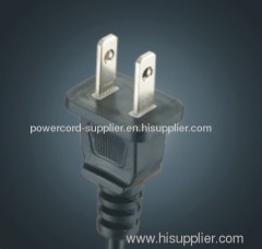 China Power Cord 2-pole N/R plug