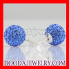 Sterling Silver Tresor Paris Blue Crystal Stud Earrings