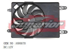 698678 Ford Fiesta radiator fan