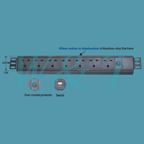 19Inch Power Panel With UK Socket