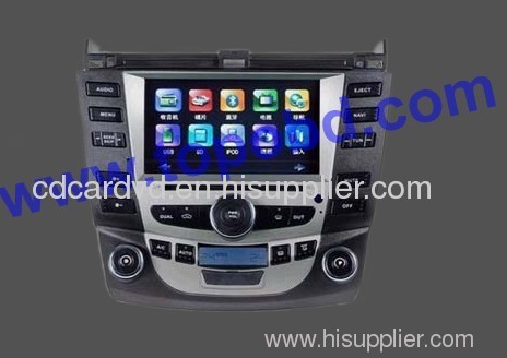 7 INCH CAR DVD PLAYER WITH GPS FOR HONDA ACCORD free ship and high quality