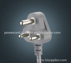 SRBS South Africa power cord with 3-pin plug