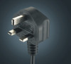 BS1363 plug/power cord plug for uk market/fused for 3A 5A 13A/ bs bsi approval