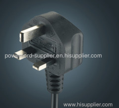 BS1363 plug/power cord plug for uk market/fused for 3A 5A 13A/ bs bsi approval