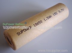 lithium 18650 battery cell