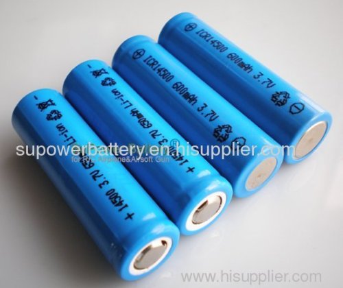 SuPower 3.7V 10C 650mAh 14500/AA Li-ion Power Cell