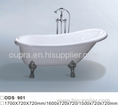 traditional bathtub