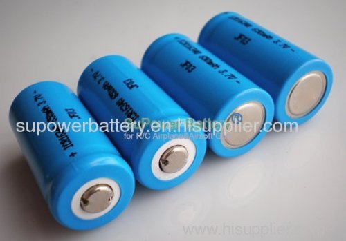 SuPower 3.7V 650mAh 16340 Li-ion Rechargeable Battery Cell