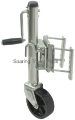 Bolt-Thru Swivel Marine Jack w/ Caster - Sidewind - 10