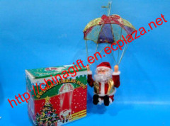 Christmas Parachute Santa Claus Decoration
