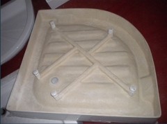 Sector acrylic shower tray