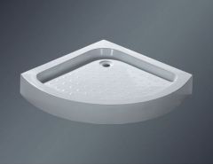 Sector acrylic shower base