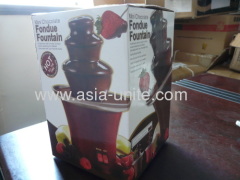 Mini chocolate fondue fountain
