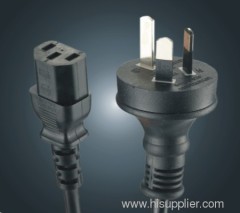 Australia type computer power cord