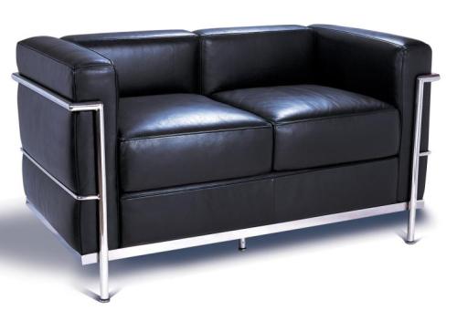 Le Corbusier Loveseat/LC2-Two-Seater-Sofa/ seater sofa