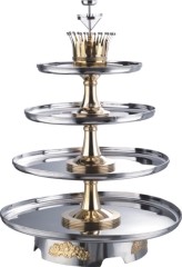 4-Tiers buffet revolving stand