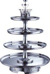 4-tiers buffet revolving stand (chromic)