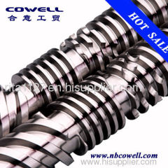 Screw for plastic machines