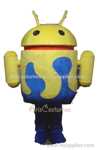 android mascot costume fur costume,