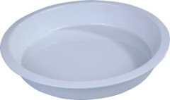 Round ceramic food pan