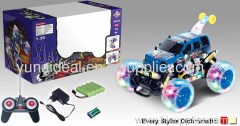 5 channel stun rolling car toy with music and light