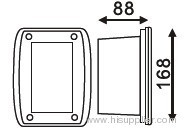 recessed led bulkhead light