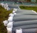 green coated chain link fences