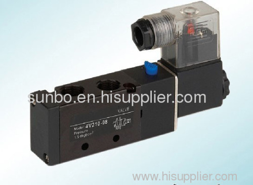 4V series two position five-way solenoid valve