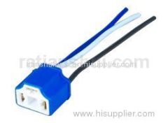 H4 auto bulb holder,ceramics,150mm wire length