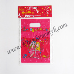 Pink Plastic Promotion Bags