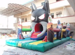 MU-438 bat man slide bouncer castle