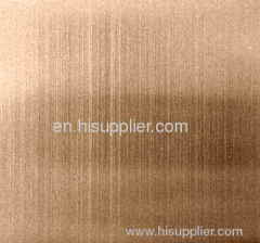 hairline pattern/stainless steel/ indoor decoration