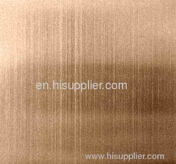 hairline pattern/stainless steel/ indoor decoration