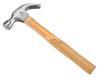 claw hammer with wooden handle